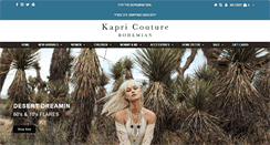 Desktop Screenshot of kapricouture.com